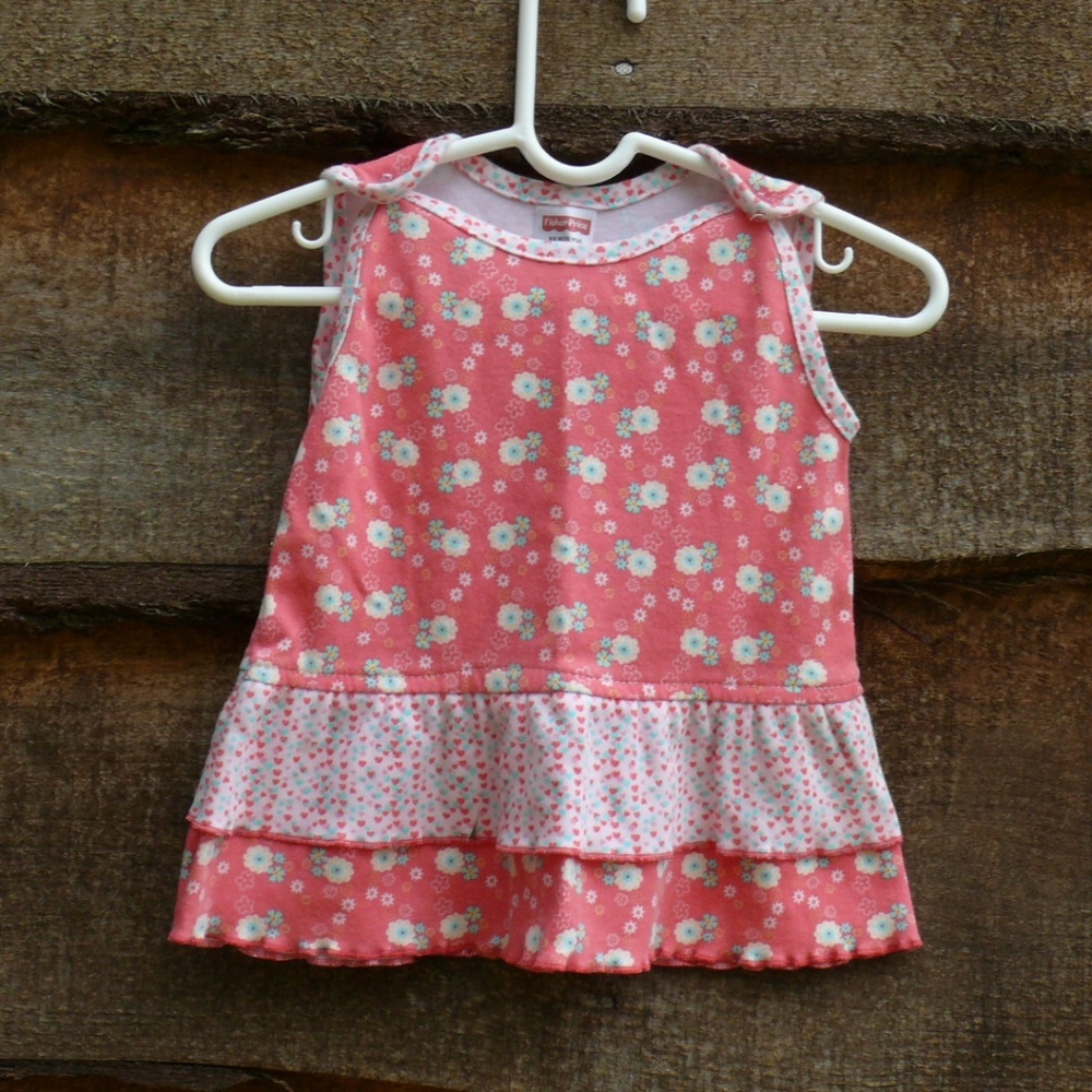 Cute 2 Pc. Fisher Price Floral Pattern Dress